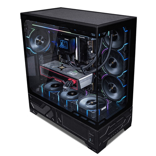 瓦爾基里 VK03 Lite Black 黑色ATX游戲機箱的堅固之選